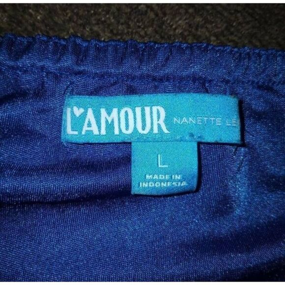 L' AMOUR NANETTE LEPORE SEAHORSE PRINT ROMPER SZ.L EUC. - Picture 6 of 9